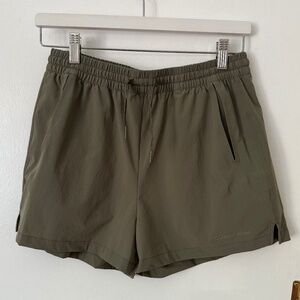 Outdoor Voices RecTrek 4” Short in Olive Green, Small